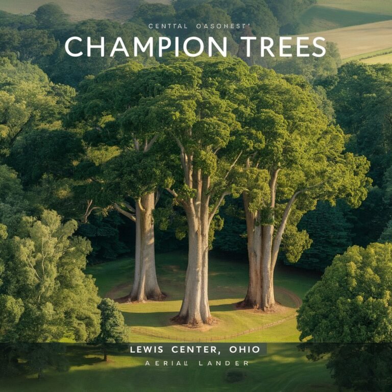 Champion Trees Near Lewis Center Ohio