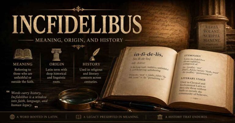 Incfidelibus: Meaning, Definition, Origin, Context, and Complete Guide incfidelibus
